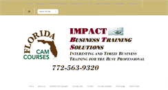 Desktop Screenshot of floridacamcourses.com